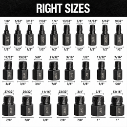 Damaged Screw and Bolt Extractor Set