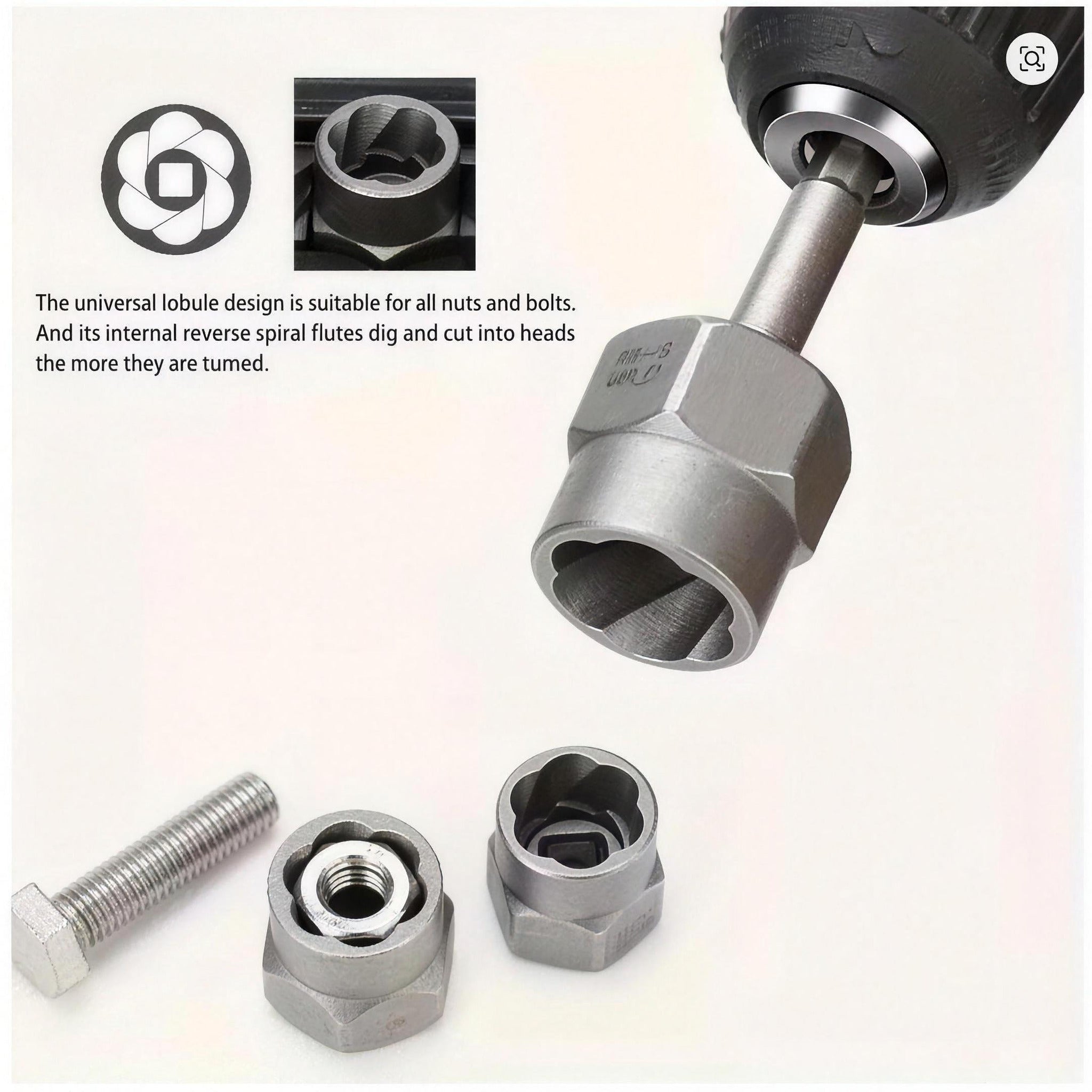 14PCS Bolt & Nut Extractor Socket Set